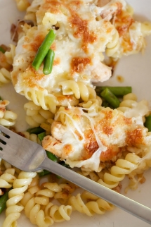 Mozzarella, Chicken & Asparagus Pasta  - Favorite Recipes