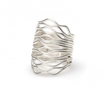 Mudra Silver Ring by John Greed - Jewelry