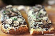 Mushroom & Gruyere Bruschetta - Food & Drink