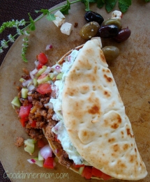 My Big Fat Greek Tacos - Cooking