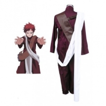 Naruto Shippuden Gaara Red Cosplay Costume - Naruto costumes