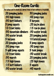 One-Room Cardio Workout - Fitness and Exercise