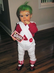 Oompa Loompa Baby Hallowe'en Costume - Funny Stuff