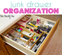 Organize the Junk Drawer - Organized! 