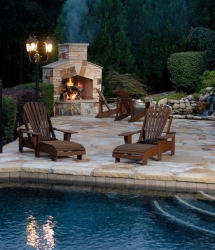 Outdoor Fireplace - Backyard ideas