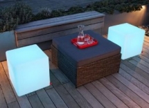 Outdoor LED Light Cube - Outdoor Furniture