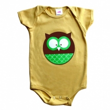 Owl organic onesie - For the little one