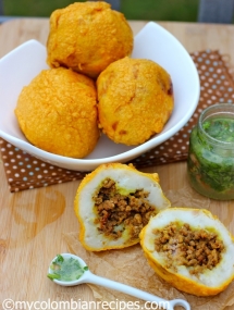 Papa Rellenas Colombianas - Cooking