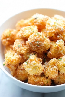 Parmesan Cauliflower Bites - Football