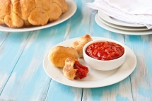 Pepperoni Pizza Monkey Bread - Cooking