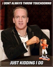 Peyton Manning meme - Now that is funny