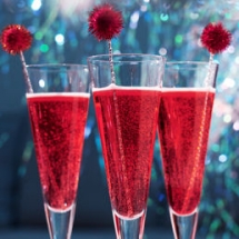 Pomegranate Champagne Cocktail! - Holiday Ideas :)