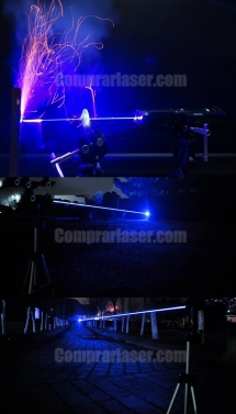 Puntero láser azul 3000mW de mano - Puntero láser
