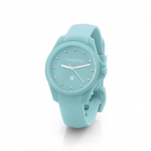 Pure light Blue Silicone & Zirconia Watch by Nomination - Jewelry