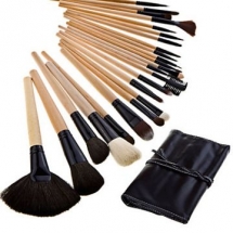 Pure Wood Special Makeup Brushes (24 Pcs) - Makeup Brushes