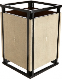 R&Y Augousti Shagreen Waste Paper Bin - Dream Home Interior Décor