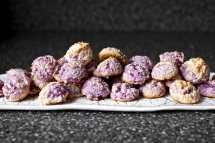 raspberry coconut macaroons - Dessert Recipes