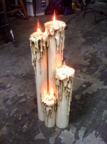 really cool fake candles - Fun Halloween ideas