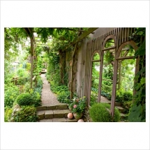 Recycled Windows in Garden - Magical Gardens