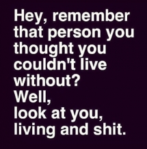 Remember that person you couldn't live without? - Funny ads