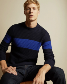 Ribbed Striped Sweater - Clothes make the man