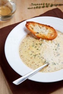 Roasted Cauliflower & Aged White Cheddar Soup - Recipes