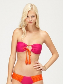 Roxy Seaswell Adjustable Bandeau Swim Top - Bathing Suits