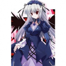 Rozen Maiden Mercury Lampe Black Lolita Cosplay Costume - Rozen Maiden Cosplay Costumes