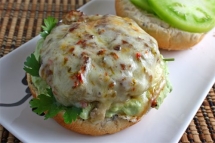 Salsa Verde Turkey Burger - Sandwiches