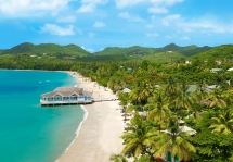 Sandals Halcyon Beach - Castries, St Lucia - Honeymoon Destinations