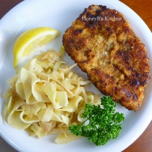 Schnitzel with Noodles - My Favourite Things