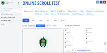 Scroll Test - Good Websites