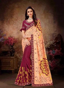 Shop Half & Half Saree Online At Jalebe.com - Indian Ethnic Clothing