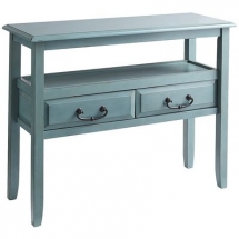 Smoke Blue Console Table - Dream Home Interior Décor