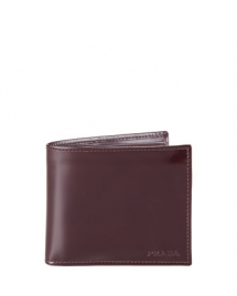 Spazzolato Leather Hip-Fold, Cordovan - For him