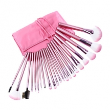 Special Makeup Brushes With Pink Bag (22 Pcs) - Makeup Brushes