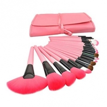 Special Makeup Brushes With Pink Bag (24 Pcs) - Makeup Brushes