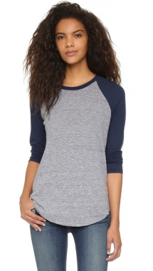 Sporty Basics Raglan Top by Monrow - Spring Wardrobe