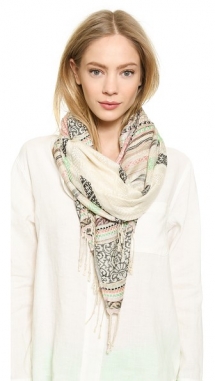 Spun Scarves by Subtle Luxury Native Hand Woven Jacquard Scarf - Fave Clothing, Shoes & Accessories