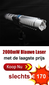Sterke blauwe laserpen - Laserpen