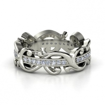 Sterling Silver Ring with Diamond - Exercises that can be done at home