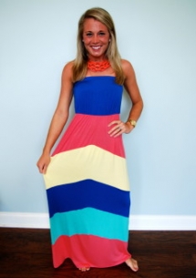 Striped Maxi Dress - My style