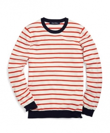 Supima Red Stripe Sweater by Brooks Brothers - Boyfriend fashion & style