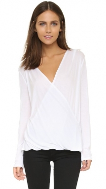Surplice Long Sleeve Top by Lanston - Day Wear
