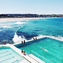 Swim at Bondi Icebergs pool in Sydney, Australia - Travel to Australia