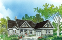 The Dakota Home Plan by Donald Gardner  - Country Farmhouse