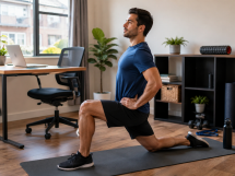 The Desk Worker Fitness Routine That Focuses on Hips, Shoulders, and Posture - Health & Fitness