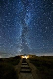 The milky way, shot on the island Sylt, North Sea coast. - Fantastic Photography 