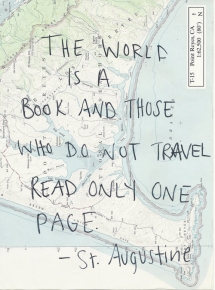 The world is a book.... - I will travel there