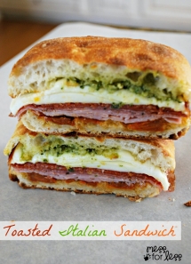 Toasted Italian Sandwich Recipe - Sandwiches